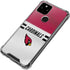 NFL Arizona Cardinals White Striped Google Pixel 5 Clear Case